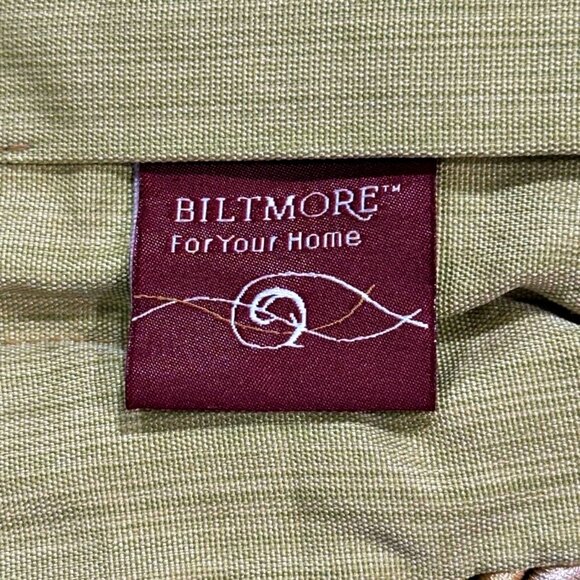 2 Biltmore FESTIVAL Standard Pillow Shams Floral Tapestry Twisted Cord Scalloped - Picture 8 of 10